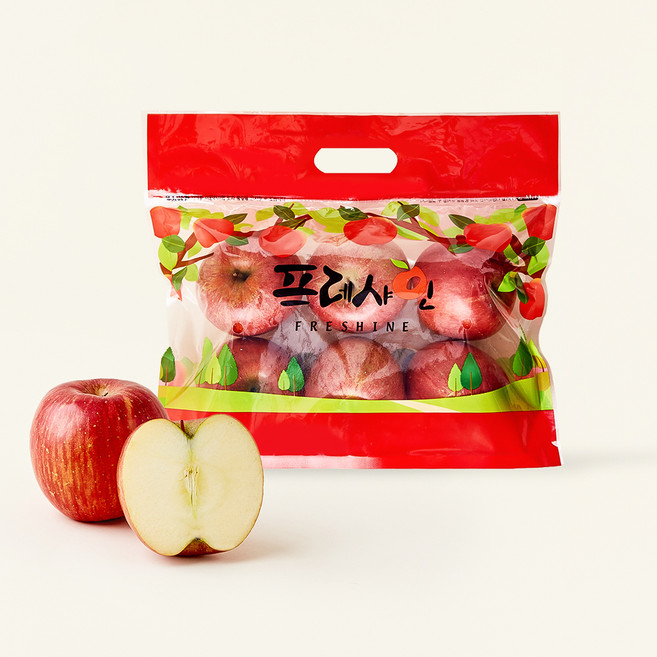 프레샤인 당도선별 사과, 1.5kg(중과 6~7입), 1봉