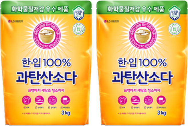 한입 100% 과탄산소다, 3kg, 2개