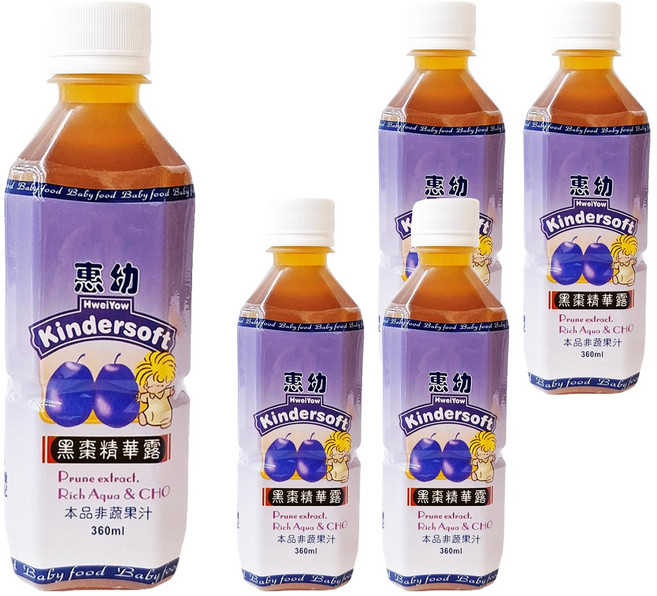 Hwei Yow 惠幼 黑棗精華露飲品, 360ml, 5瓶