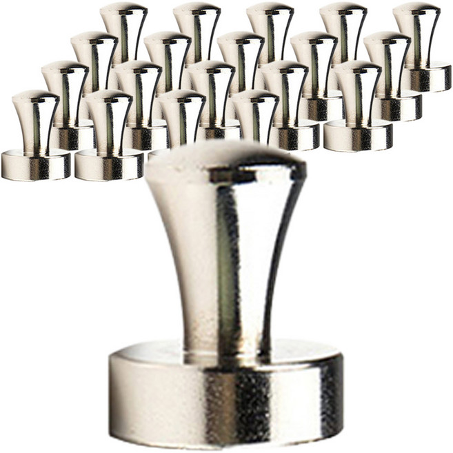 티온스 네오디움 자석 고정핀 L U82, 실버, 20개