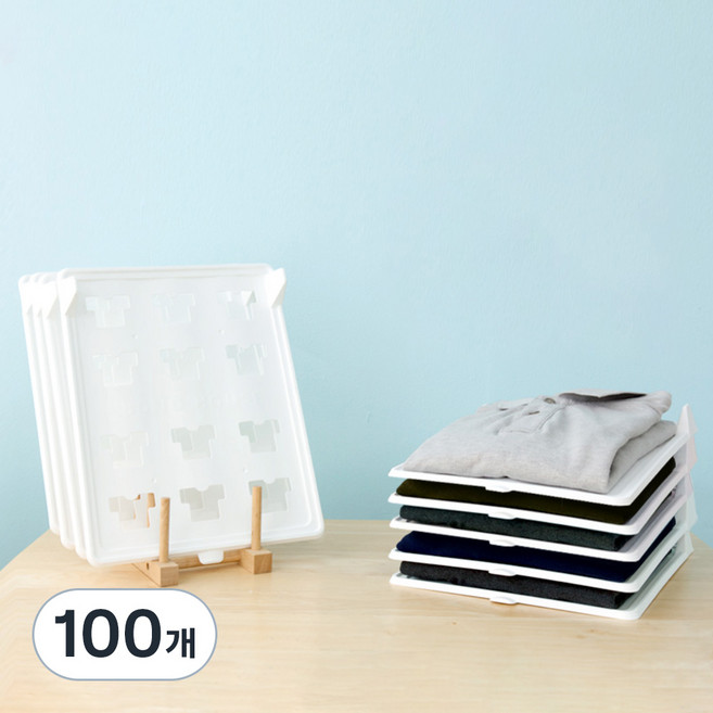 보노하우스 티셔츠 트레이, 100개