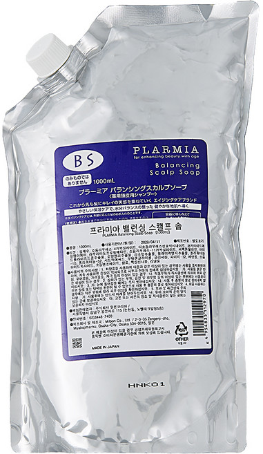 밀본 프라미아 밸런싱 스캘프 솝, 1L, 1개