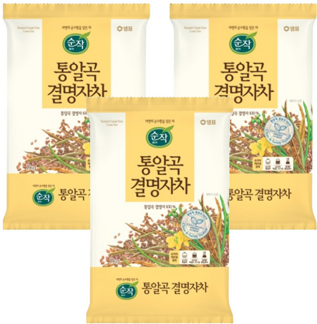 순작 통알곡 결명자차, 1kg, 1개입, 3개