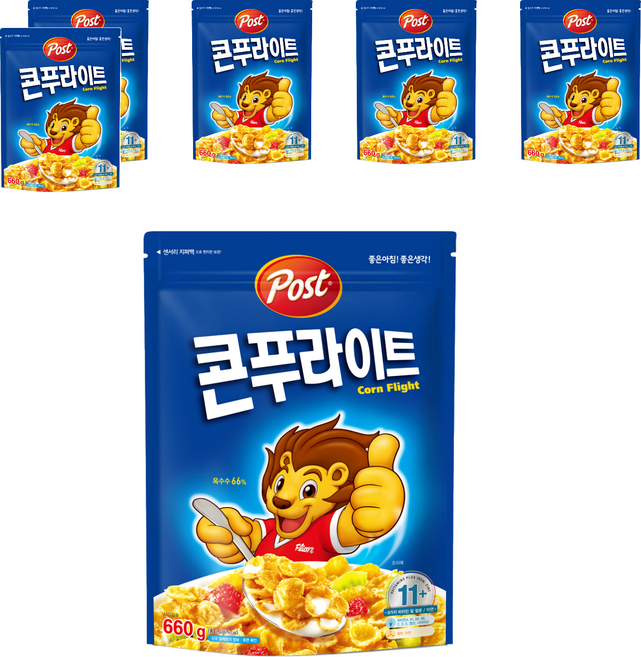포스트 콘푸라이트 시리얼, 660g, 6개