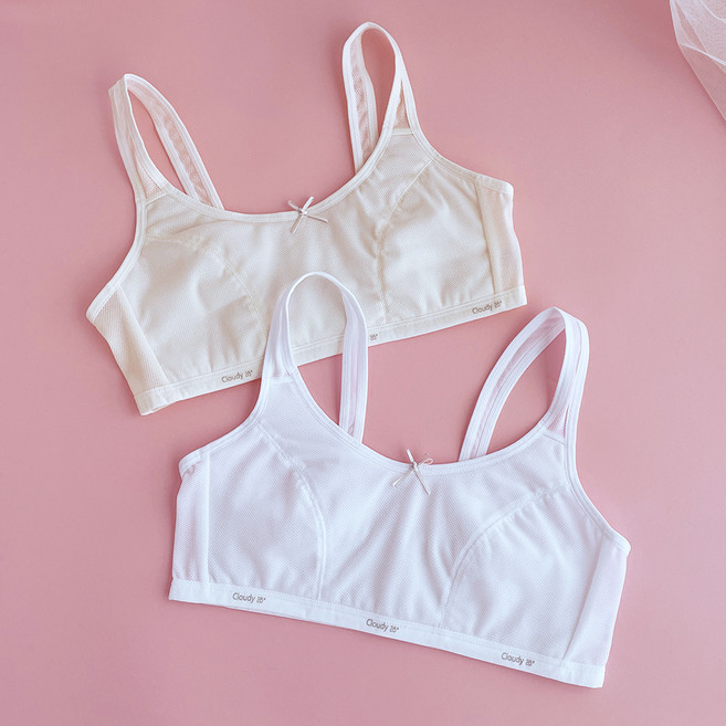 주니데이 소프트 학생 브라 1단계 2종 세트