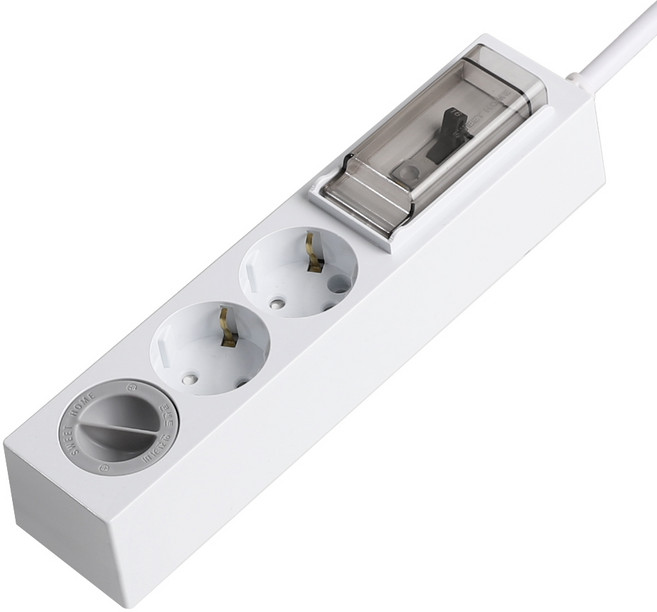 스윗홈 국내생산 고용량 배선차단용 멀티탭 3구+안전커버 1p, 1.5m, 혼합색상, 1개