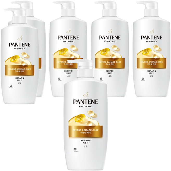 PANTENE 潘婷 極度受損修護洗髮乳 果香花香, 6個, 750ml