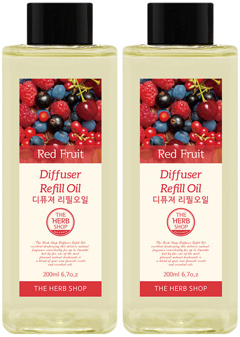 THE HERB SHOP 擴香補充油, 紅果, 200ml, 200ml, 2個