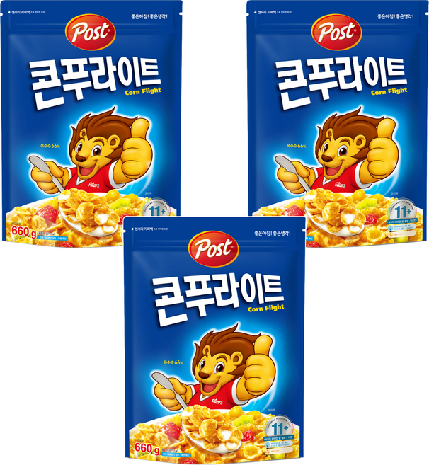 포스트 콘푸라이트 시리얼, 660g, 3개