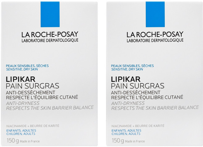 LA ROCHE POSAY 理膚寶水 滋養皂, 150g, 2個