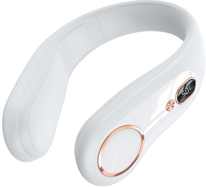 반비야 사계절용 4단계 온도조절 넥밴드 목 온열기, T6