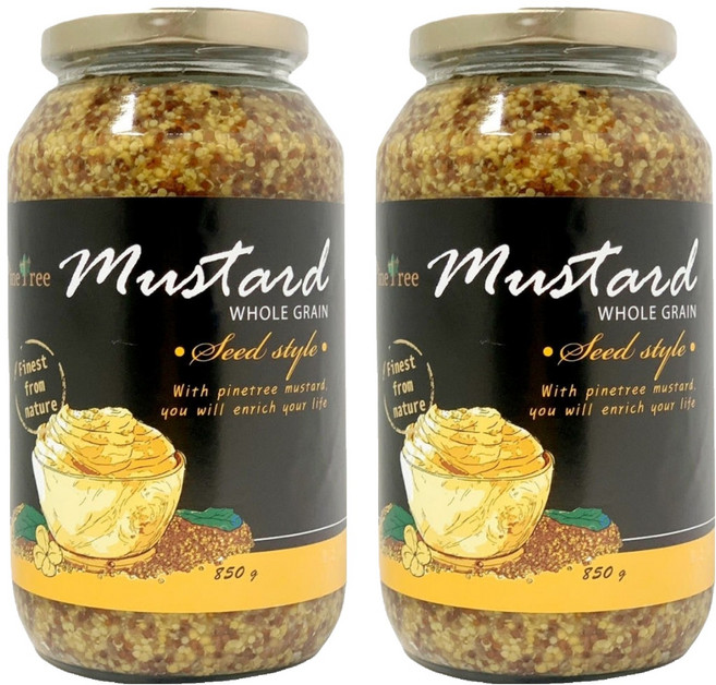 파인트리 홀그레인 머스터드 소스, 850g, 2개