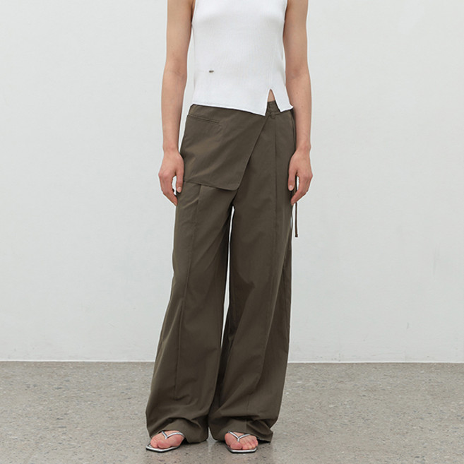 아틀리에나인 여성용 스커트 백 레이어드 팬츠 PT-5648