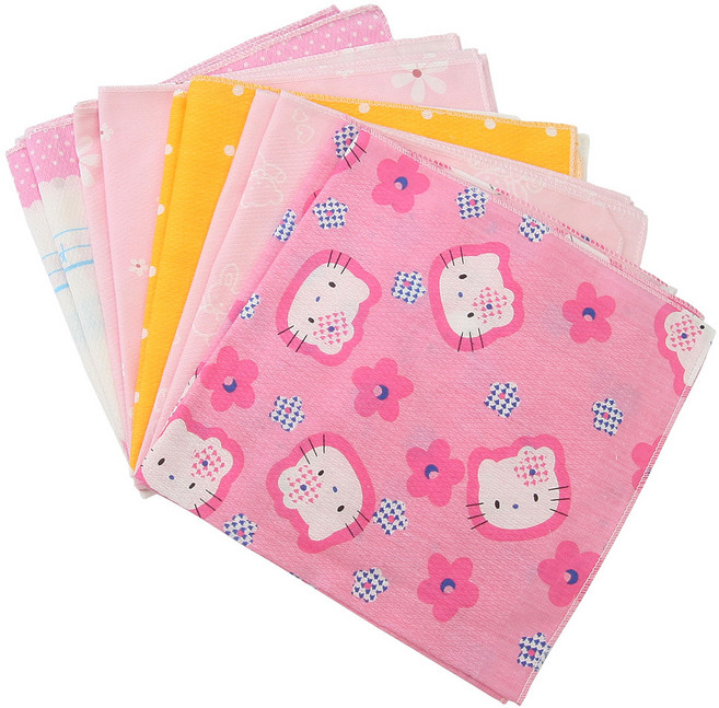 베이비베어 무형광 나염손수건 10p