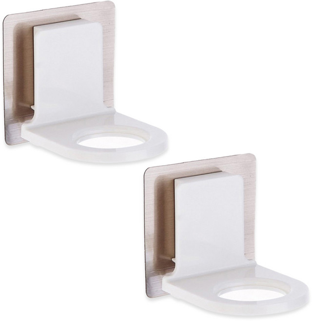 디블릭 무타공 샴푸 린스 홀더, 2개, 화이트