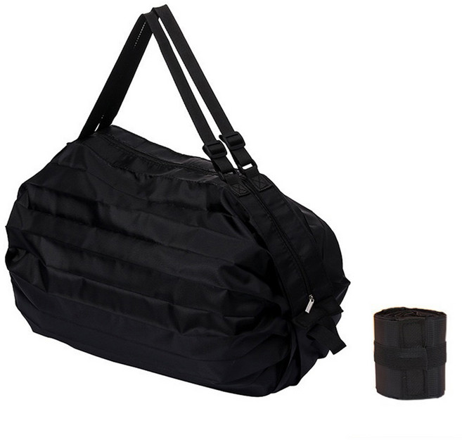 디블릭 포켓 휴대용 장바구니, 블랙, 1개