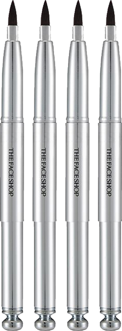 더페이스샵 원터치 립 브러쉬, 혼합색상, 4개