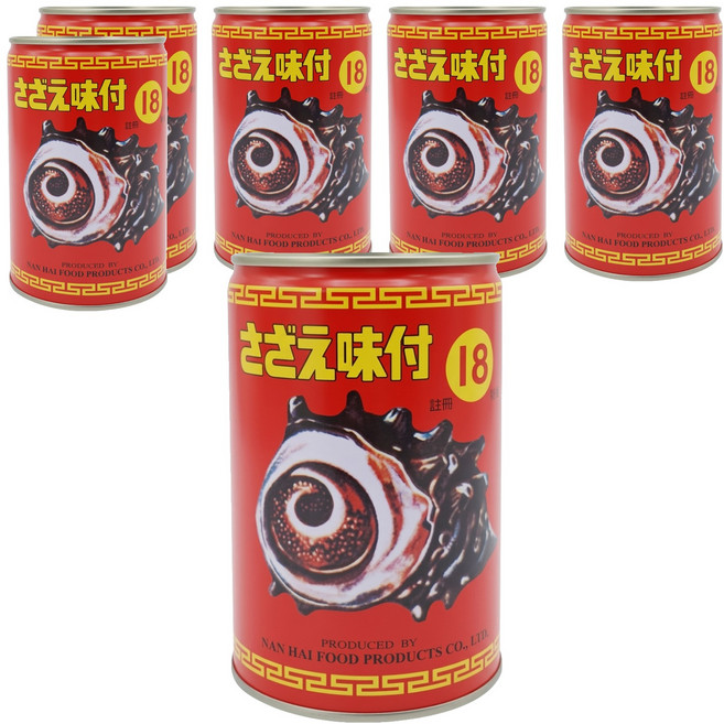 南海 調味螺肉罐頭, 420g, 6罐