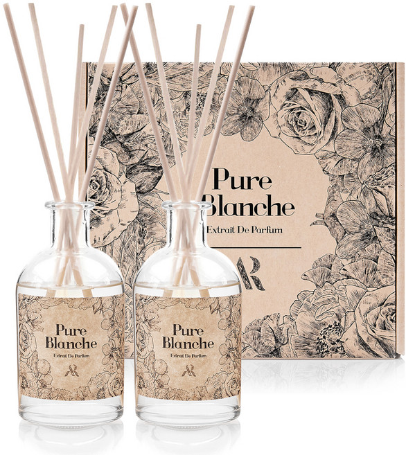 아르망뜨 럭셔리 라인 디퓨저, 퓨어 블랑쉬, 200ml, 2개