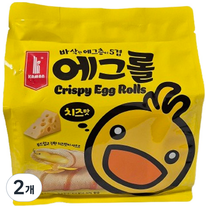 kaman 크리스피 에그롤 치즈맛, 200g, 2개