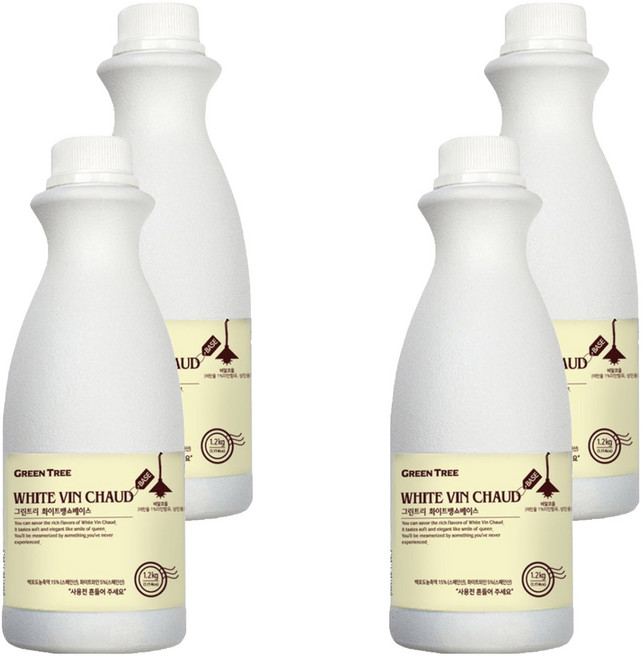 그린트리 화이트뱅쇼 베이스, 1.25kg, 4개