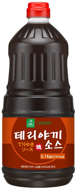 이엔푸드 데리야끼소스, 2.1kg, 1개