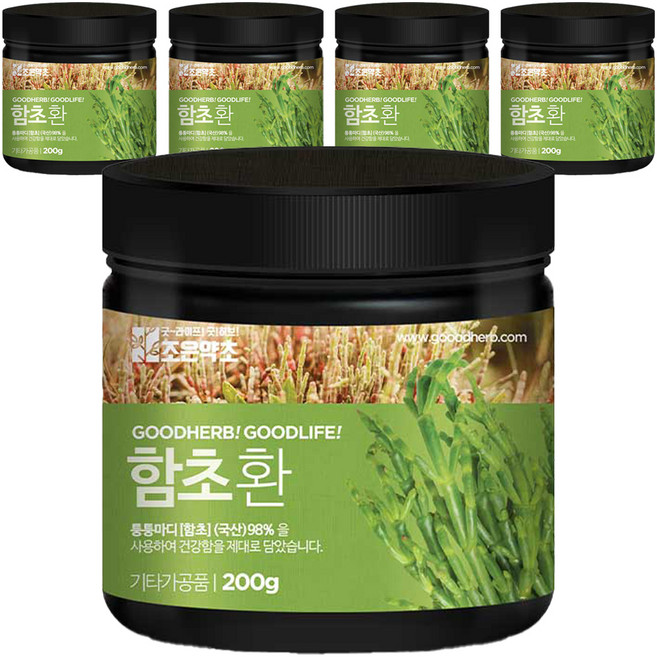 조은약초 프리미엄 함초환, 200g, 5개