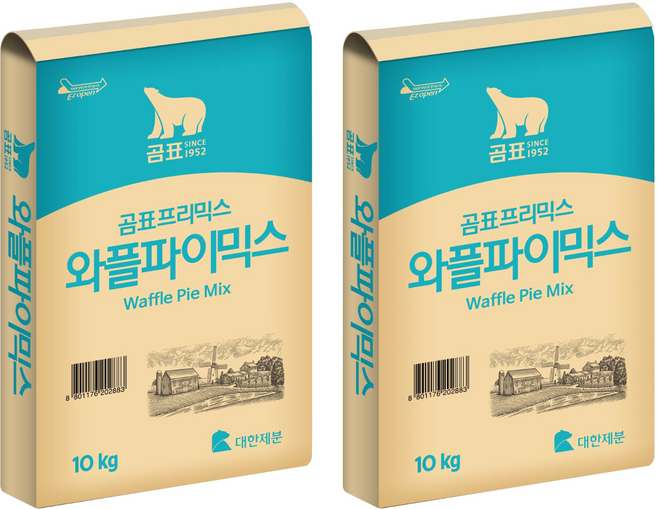 곰표 와플파이믹스, 10kg, 2개