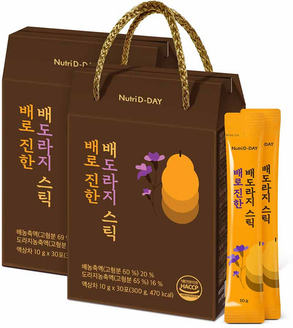 뉴트리디데이 배로 진한 배도라지 스틱 30p, 300g, 2개