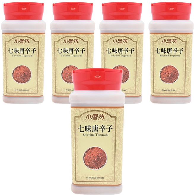 小磨坊 七味唐辛子, 250g, 5瓶