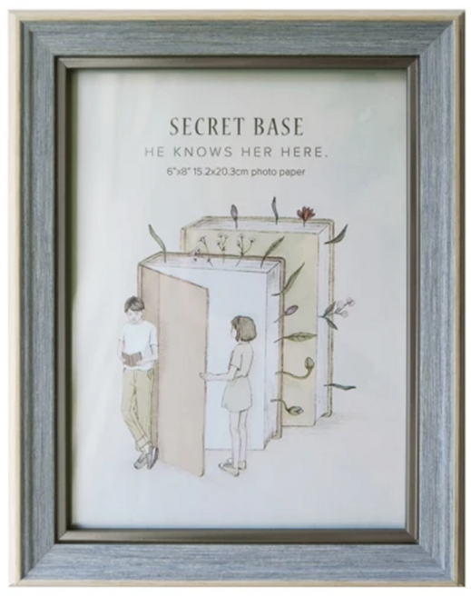 Style_G 時代家居 玻璃合成板, 亞麻灰藍, 1個