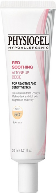 피지오겔 레드 수딩 AI 톤업 베이지 선스크린 SPF50+ PA++++, 30ml, 1개