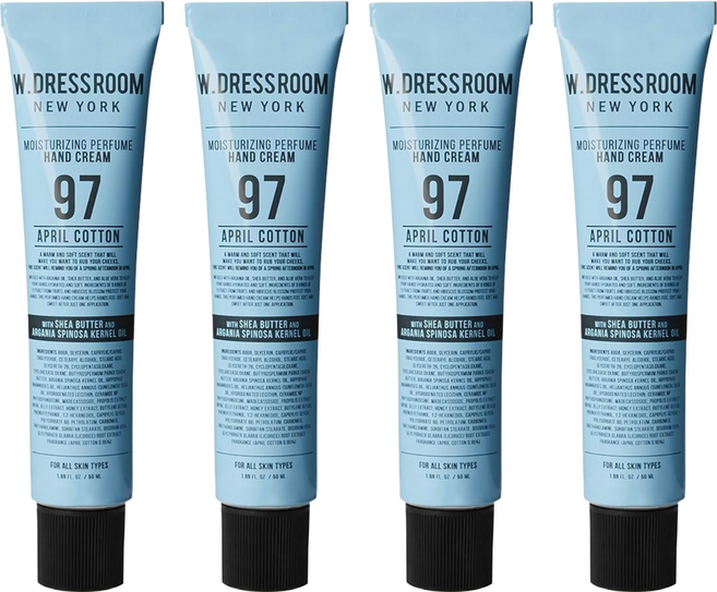 W.DRESSROOM 多麗絲 潤澤香水護手霜 No.97 四月棉, 50ml, 4條