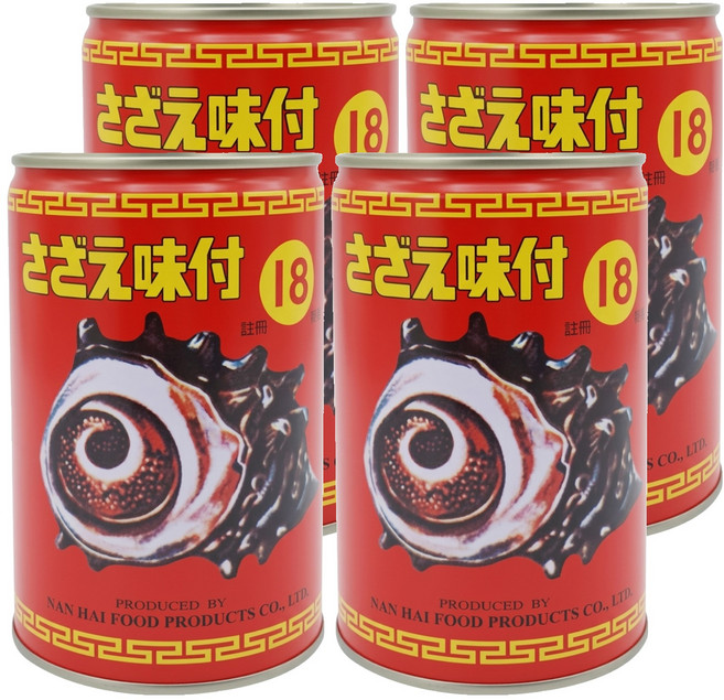 南海 調味螺肉罐頭, 420g, 4罐