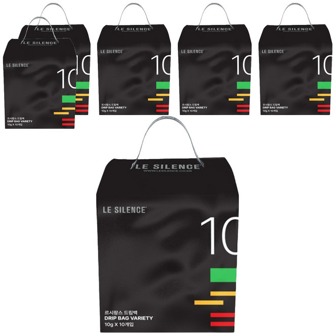 르시랑스 버라이어티 드립백커피 혼합형 10종 세트, 10g, 10개입, 6세트