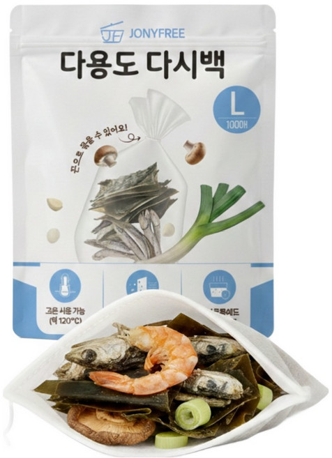 조니프리 다용도 다시백, 대(L), 1개, 100개입