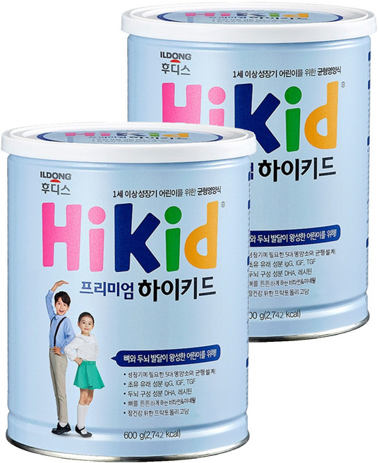 일동후디스 프리미엄 하이키드, 미숫가루맛, 2개, 600g