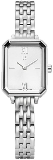ROMANSON R Renata方形女用金屬手錶 RWRMLL1B2800WHWH0 + 禮品包裝