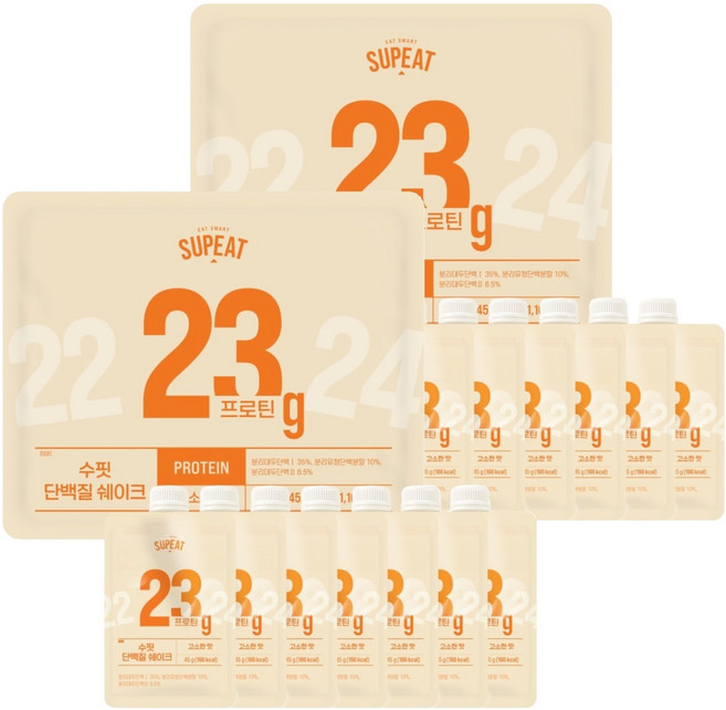 수핏 단백질 쉐이크 고소한맛, 45g, 14개