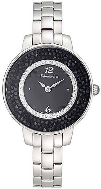 ROMANSON 女士金屬手錶 RMQL7A2900WHBK0 + 禮品包裝