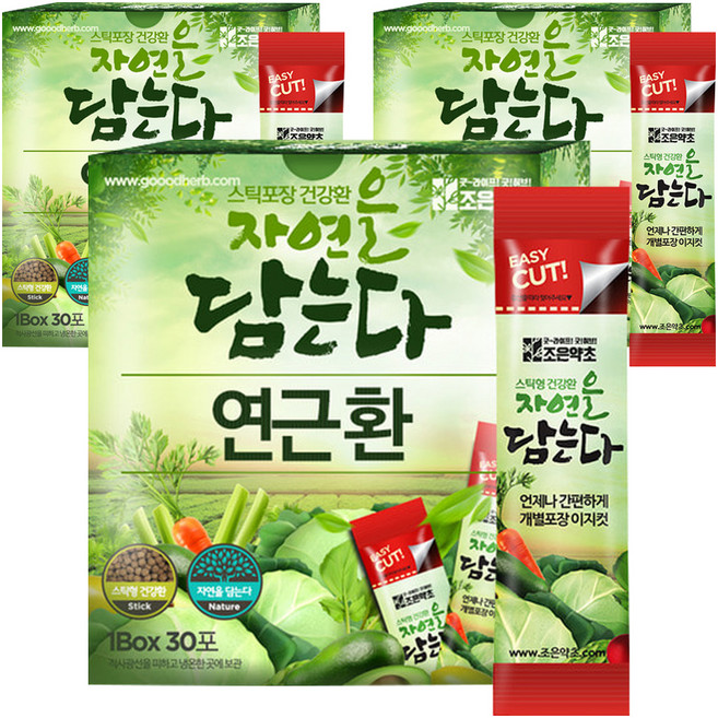 조은약초 연근환 스틱, 90개, 3g