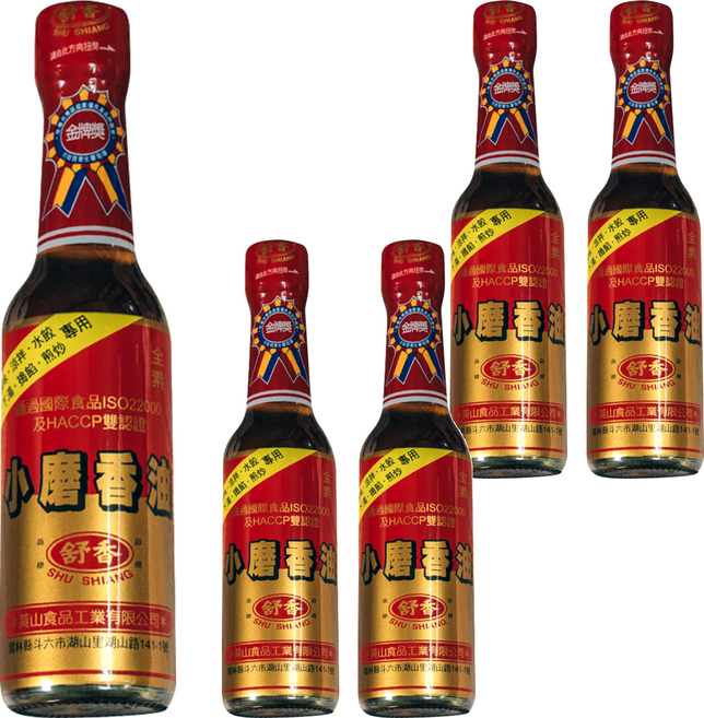 舒香 小磨香油, 220ml, 5瓶