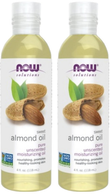 NOW Foods 純甜杏仁保濕油, 118ml, 2瓶