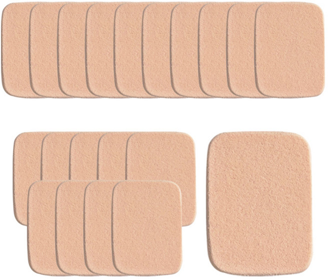 다크니스 NBR 사각 메이크업 퍼프, 20개