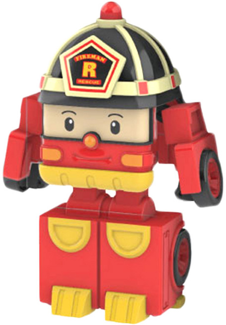 ROI TOYS 變形羅伊 2吋, ROI 變形羅伊 紅色 + 黃色, 1個