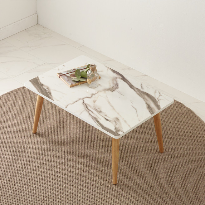 조은세상 라미스 테이블N 700 x 480 mm, 마블W