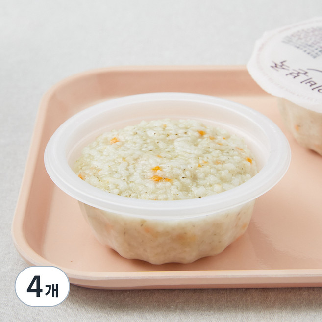 베이비본죽 대구쑥갓죽 이유식 후기1, 180g, 4개