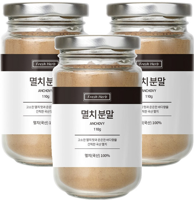 신선약초 멸치 분말, 110g, 3개