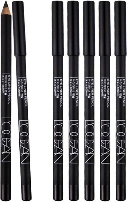 로쎄앙 아이라이너 펜슬, 블랙, 6개