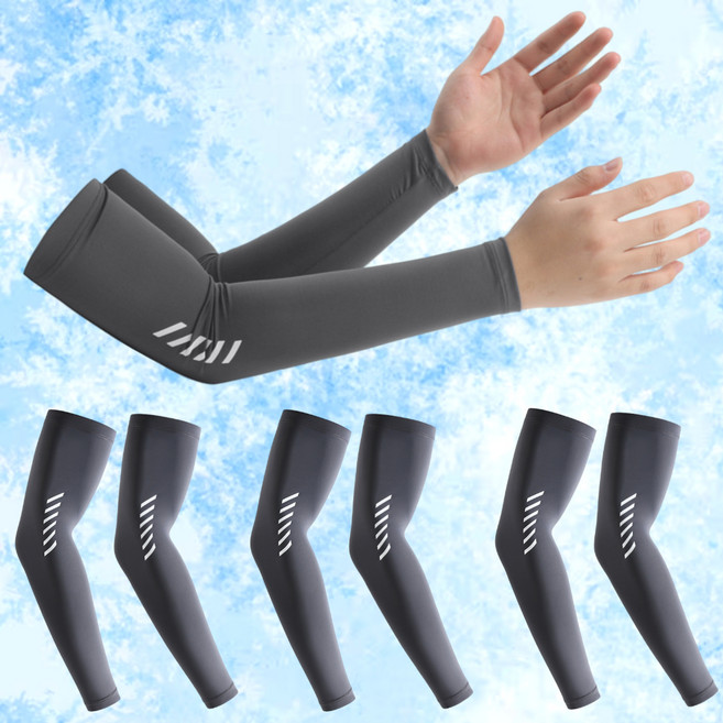 액티제노 냉감 아이스 쿨토시 양팔세트, 딥그레이, 3세트